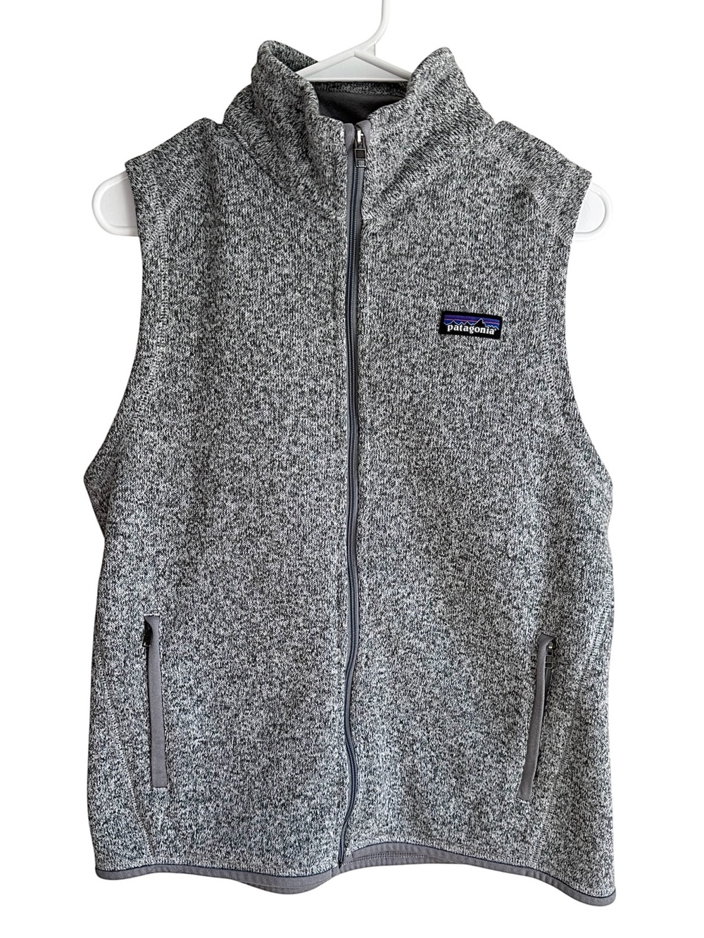 Patagonia Women’s Better Sweater Gray Full Zip Slim Fit Vest Size Medium